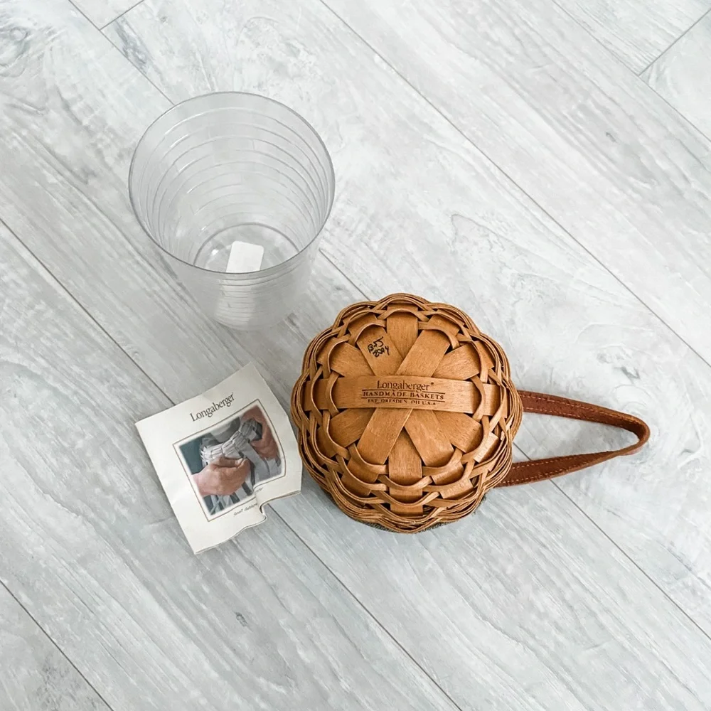 Longaberger Gatehouse Basket with Liner and Protector